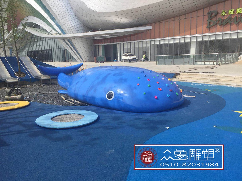 無(wú)錫濱湖融創(chuàng)文化旅游城鯨魚雕塑